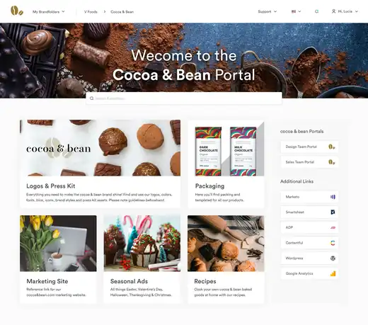 Brandfolder brand portal example